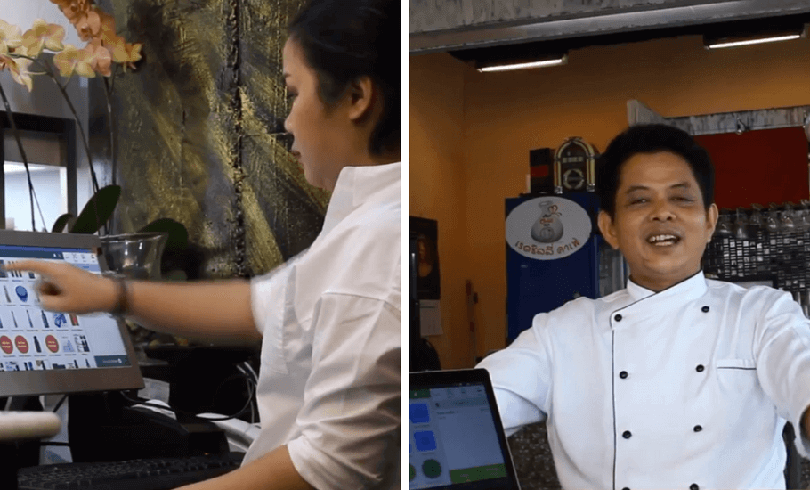 A family Cafe and and a stylish Hair Salon in the city of Bangkok