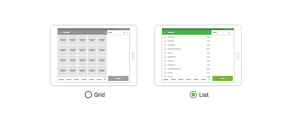 New feature: Home screen item layout for tablets