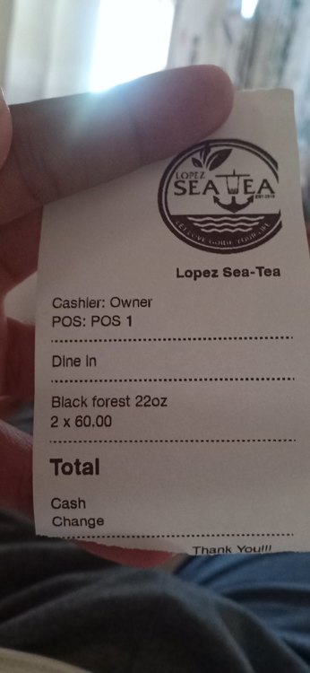 Why my receipt doesnt show TOTAL, cash, change?