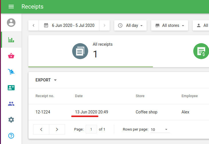 How to change the displaying date format at the back office? - Reports -  Loyverse Town